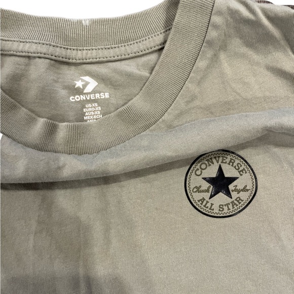 Basic Converse Sage Green/small shirt - Picture 2 of 4